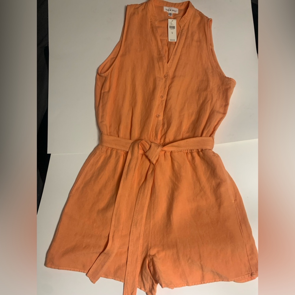 Cloth + Stone Anthropologies short terra cott jumper  ,size LM. New with tags
